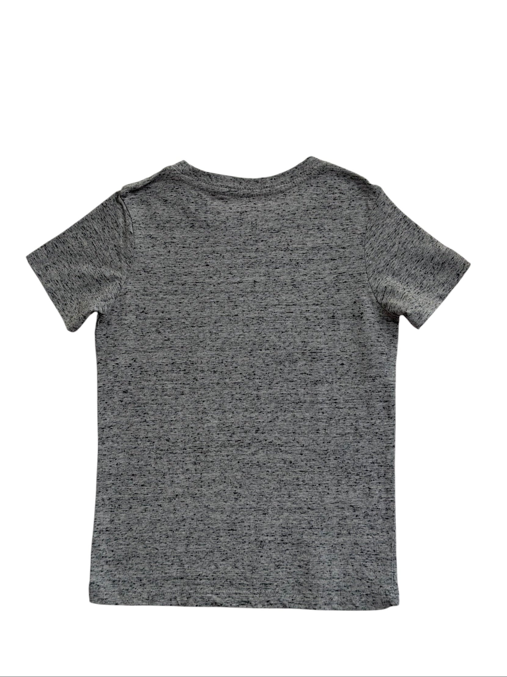Tricou copii Cat & Jack, gri cu dungi colorate