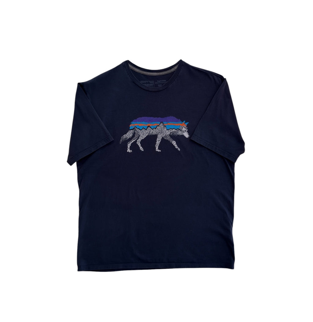Tricou Patagonia în culoare bleumarin