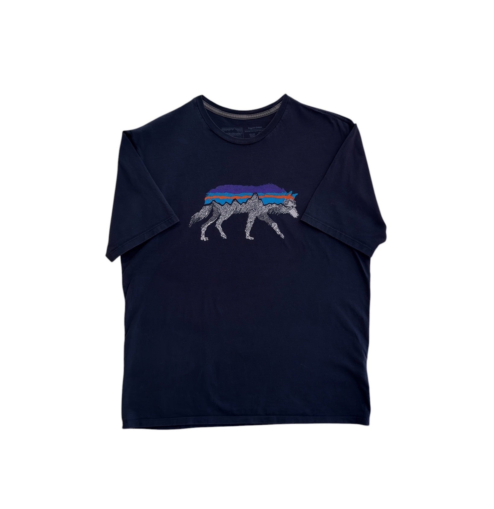 Tricou Patagonia în culoare bleumarin