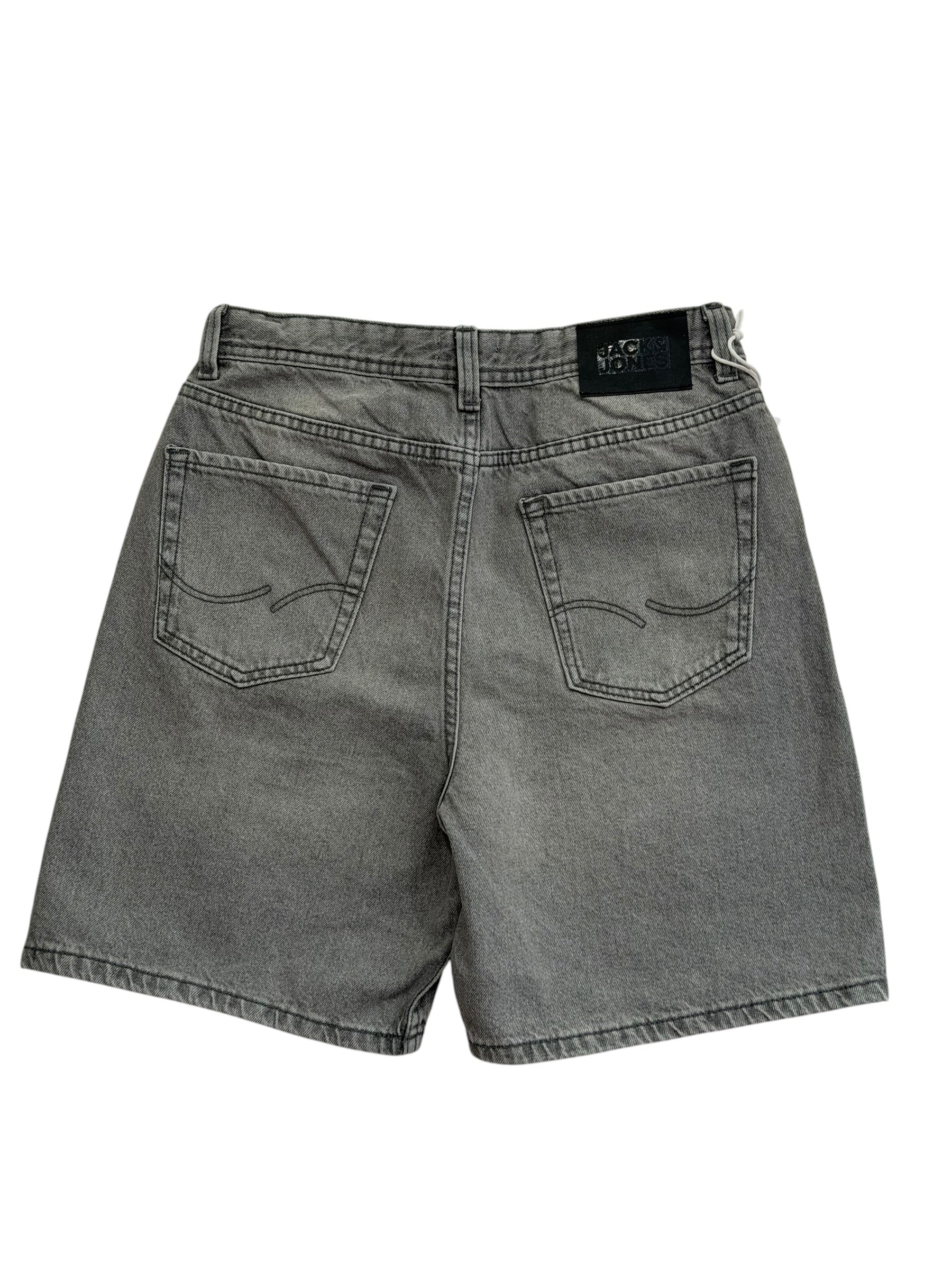 Pantaloni scurți din denim gri JACK & JONES