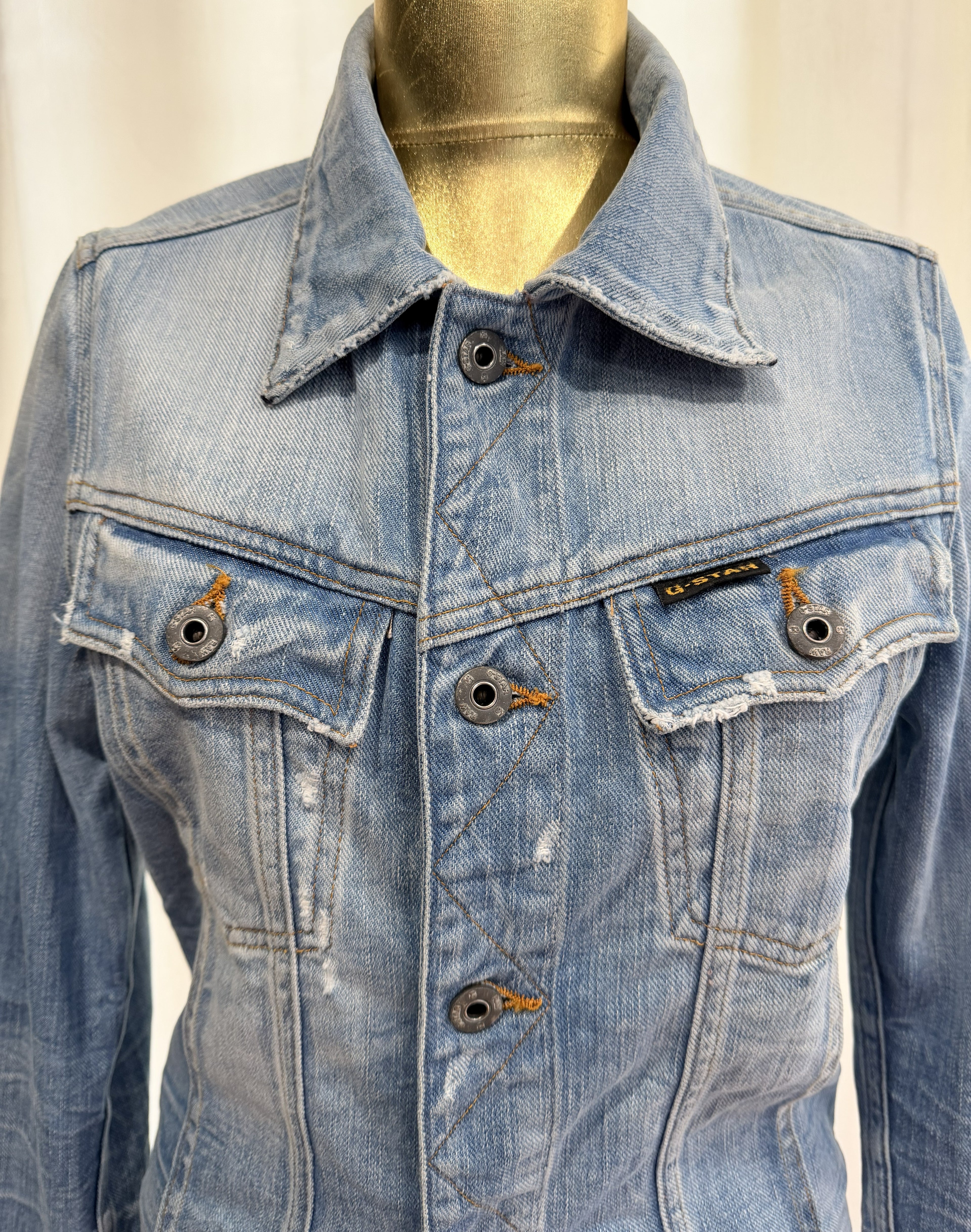 Geacă din denim G-Star Raw