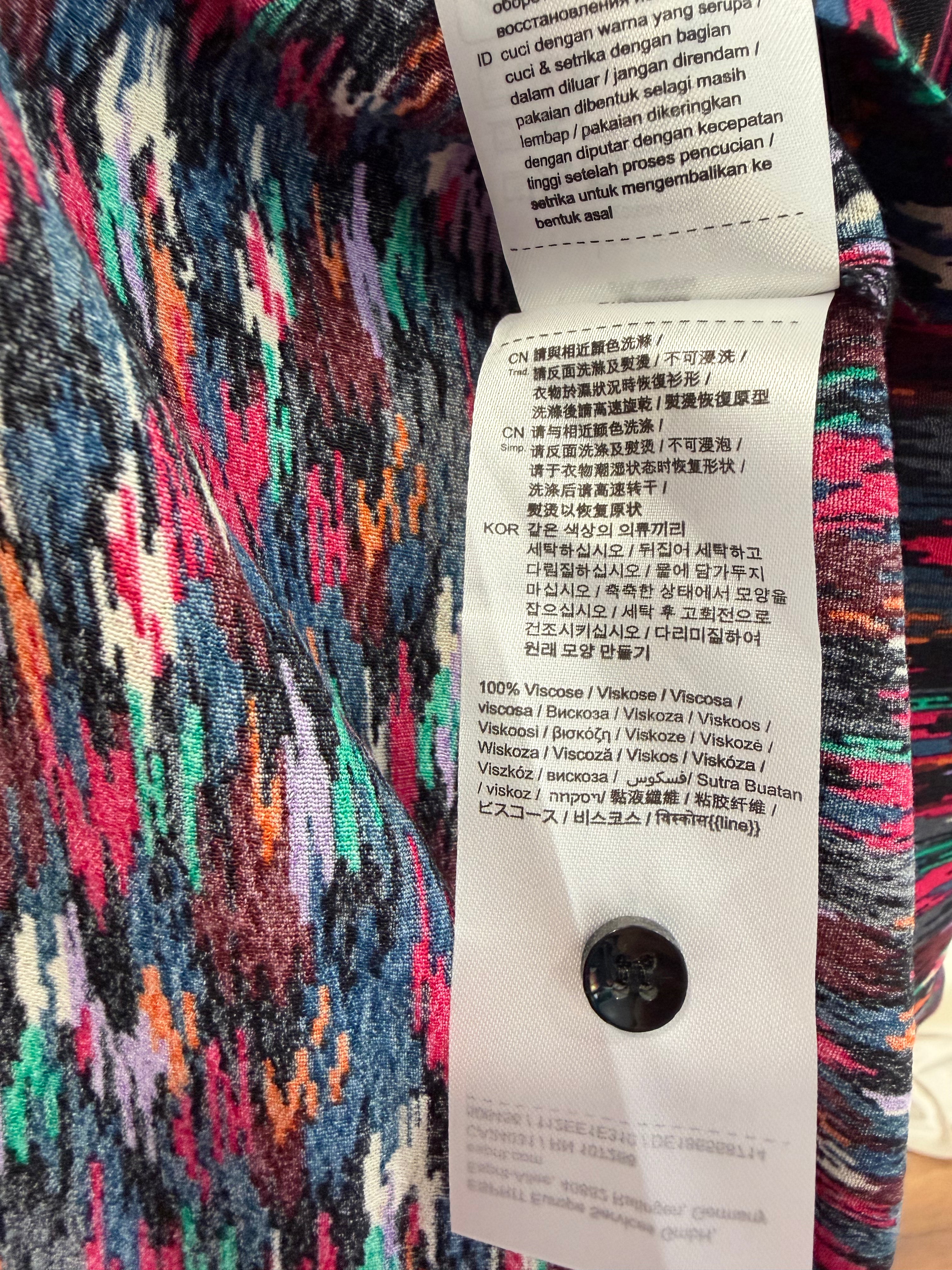 Rochie Esprit multicoloră – lejeră, din vâscoză 100%