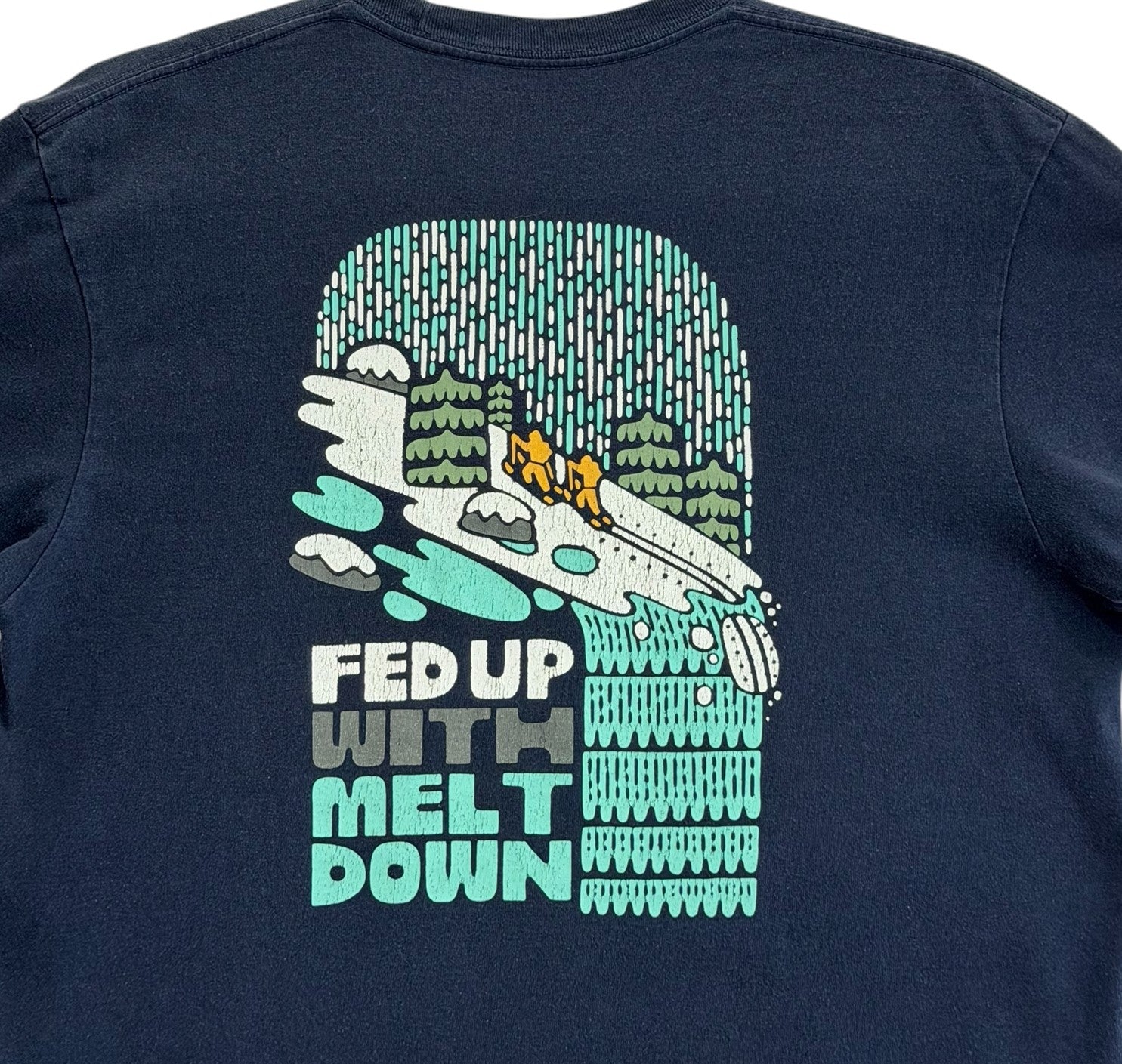 Tricou Patagonia – graphic print „Fed Up With Meltdown”