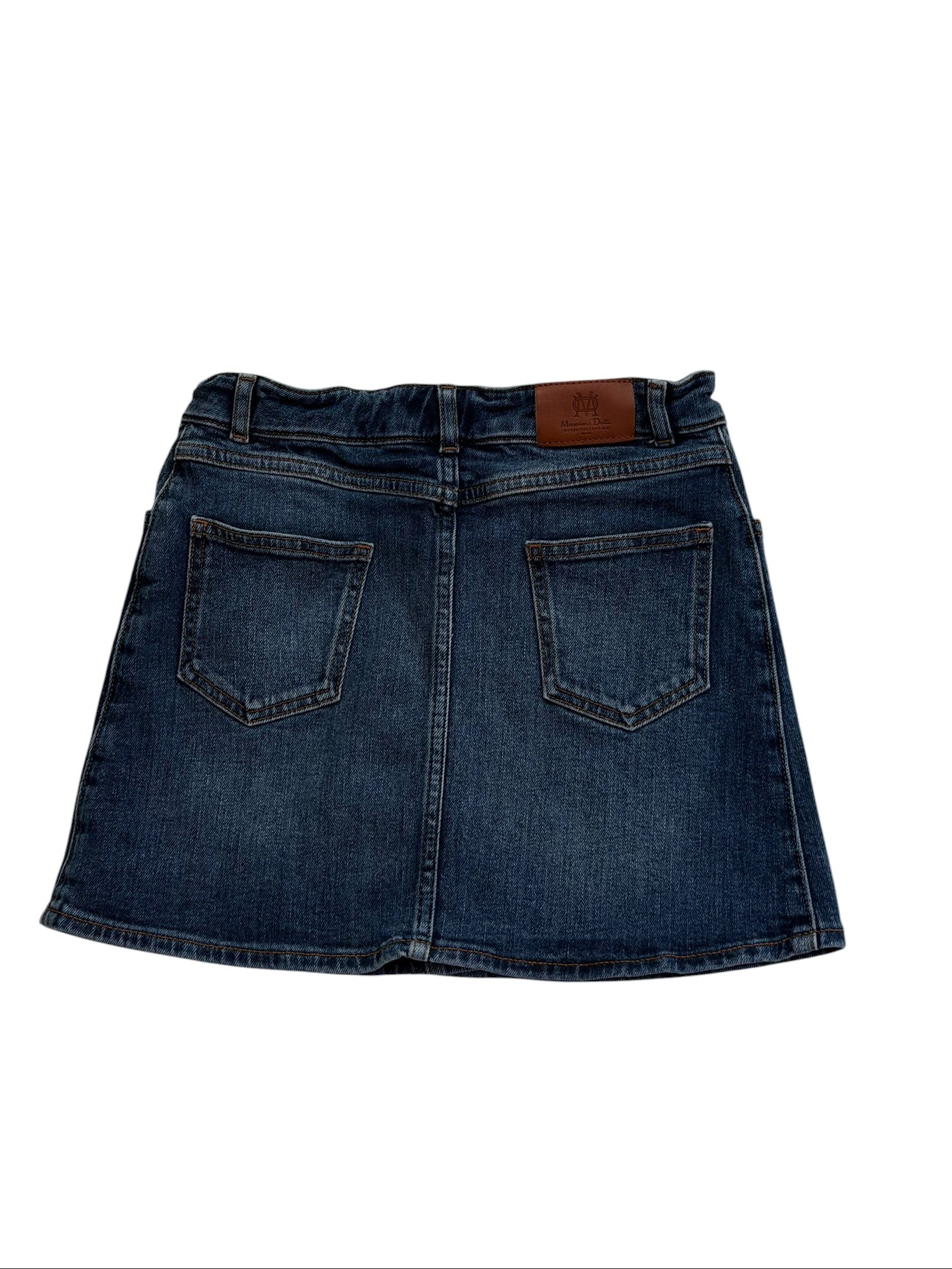 Fustă din denim Massimo Dutti
