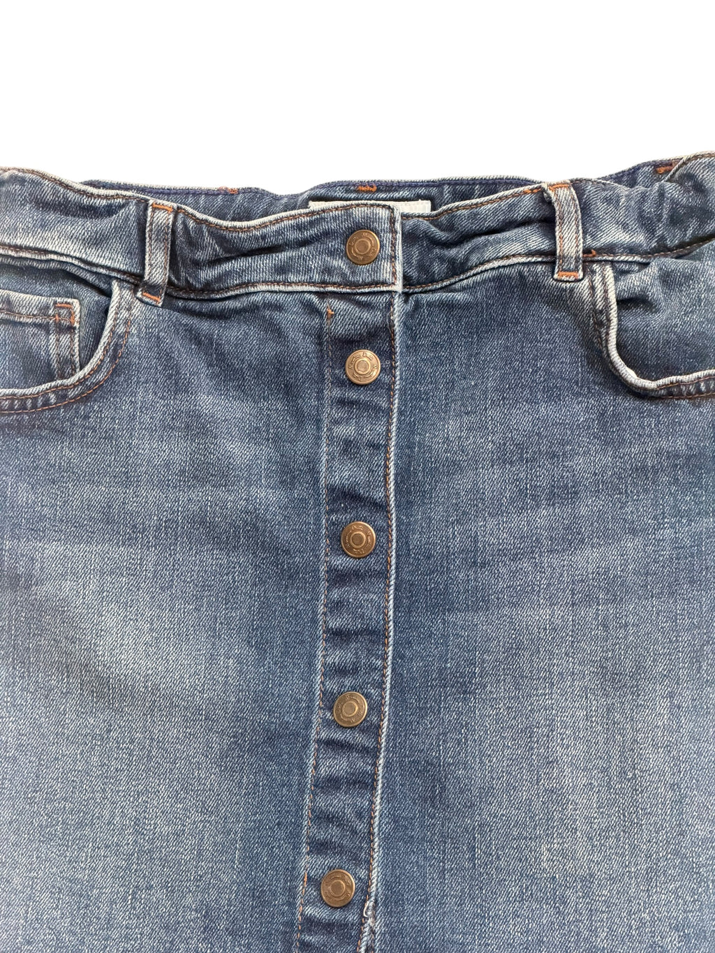 Fustă din denim Massimo Dutti