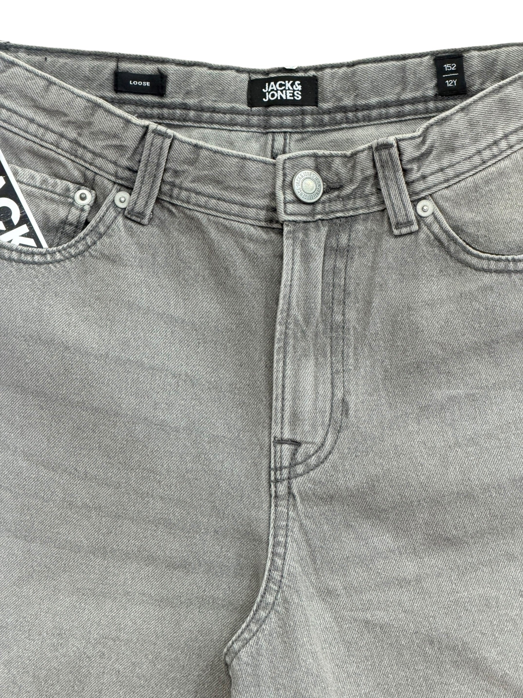 Pantaloni scurți din denim gri JACK & JONES