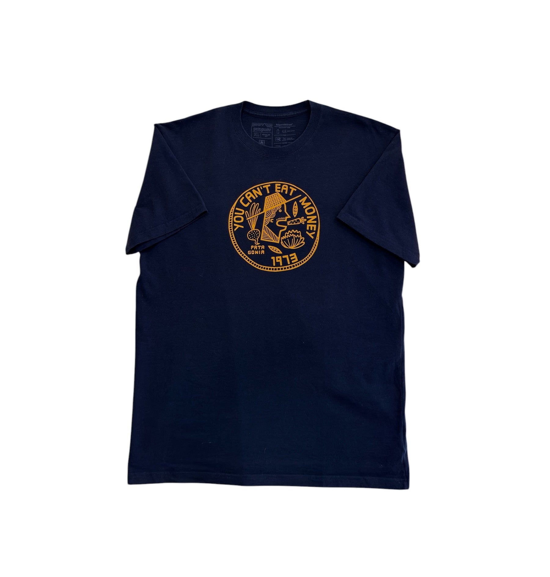 Tricou Patagonia bleumarin