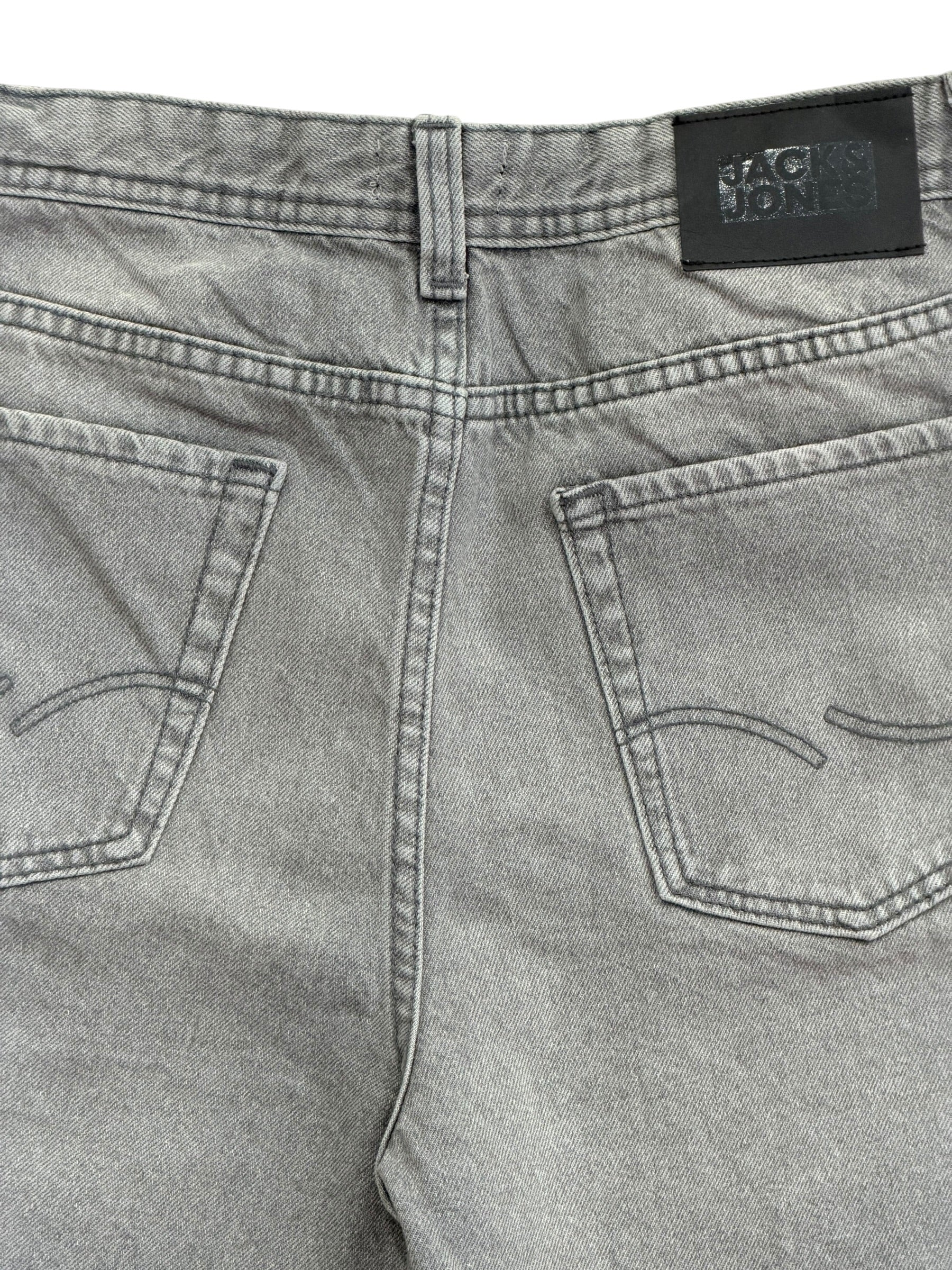 Pantaloni scurți din denim gri JACK & JONES