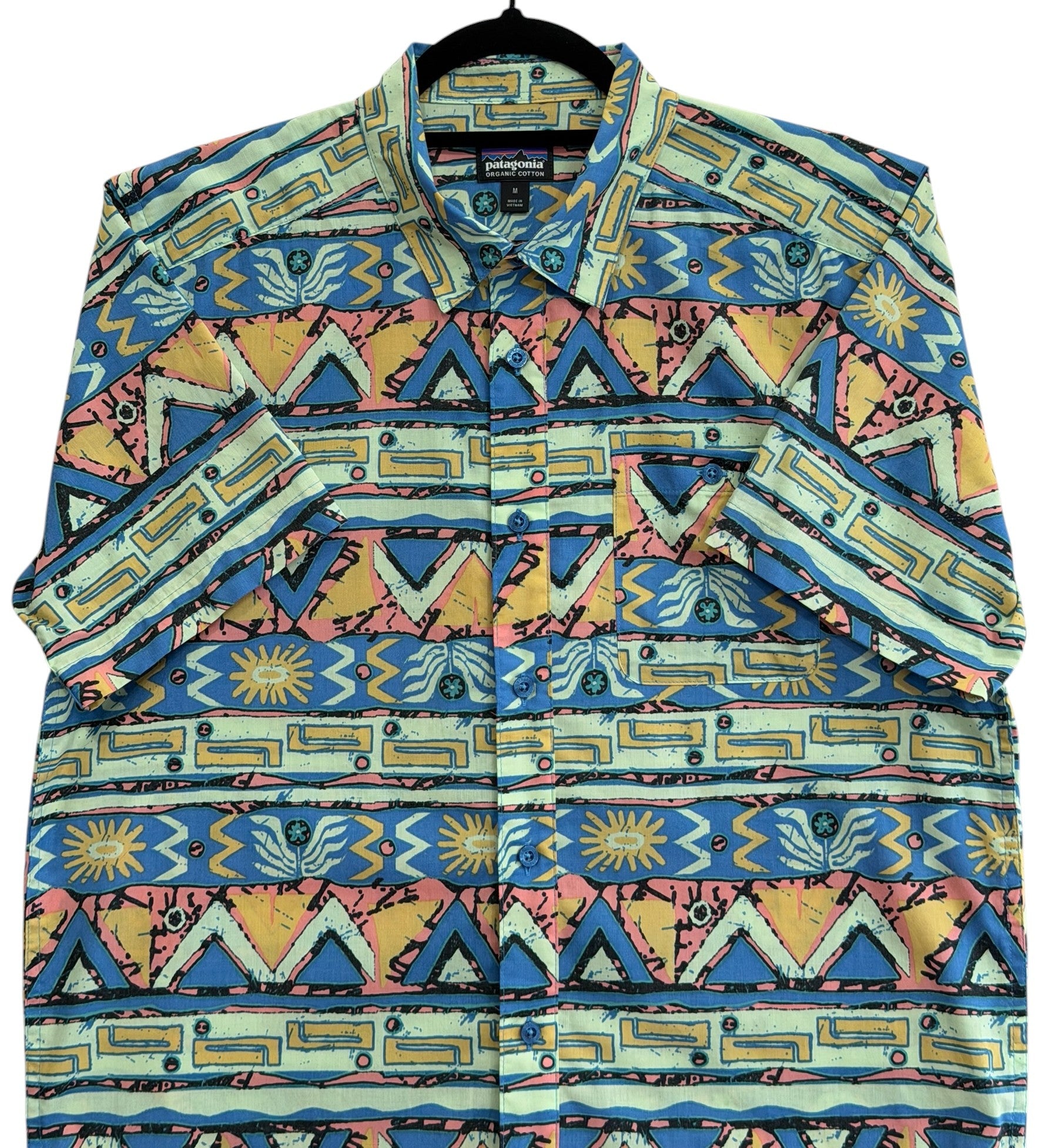 Cămașă Patagonia – print geometric multicolor
