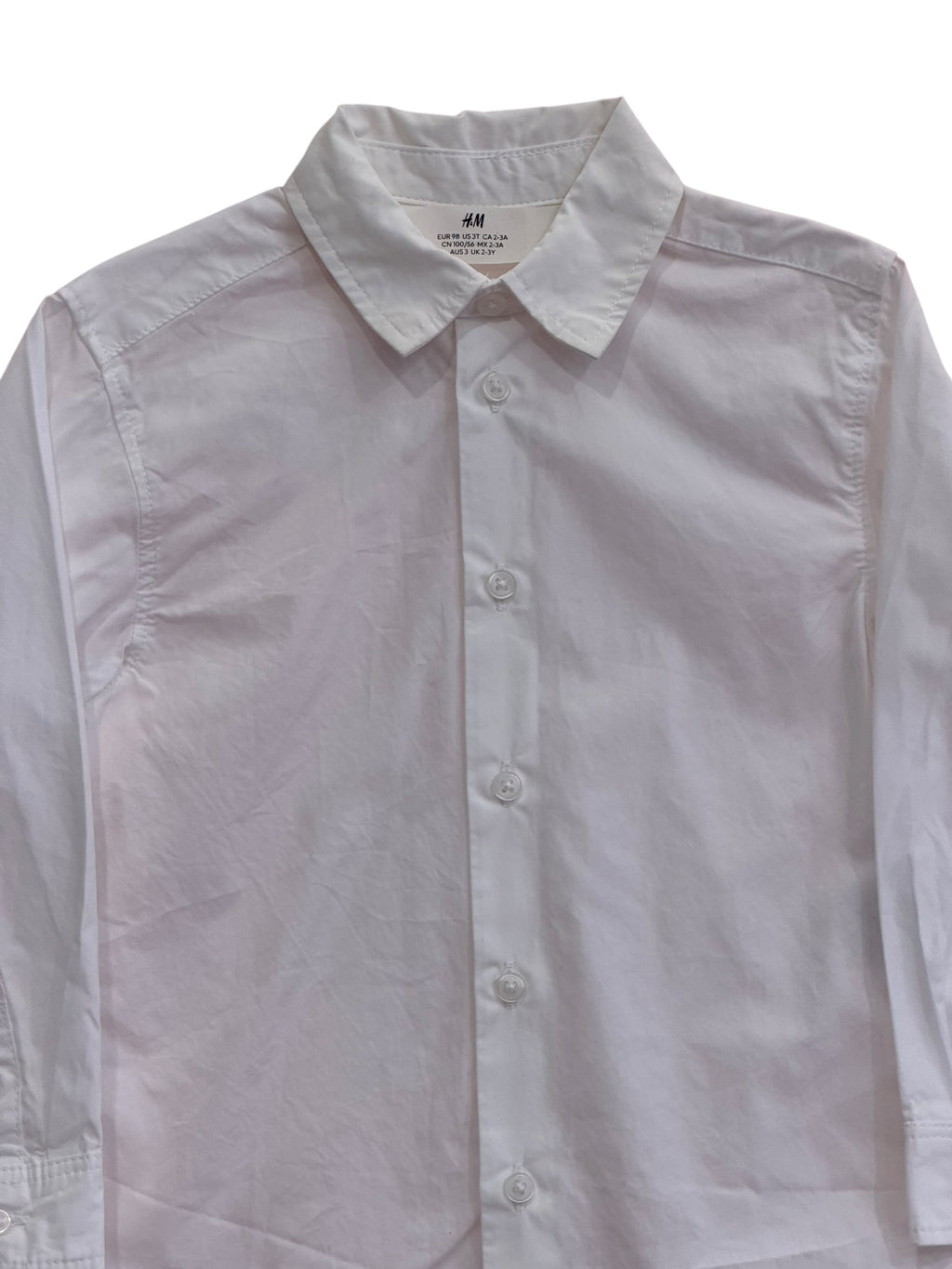 Cămașă albă copii H&M – clasică